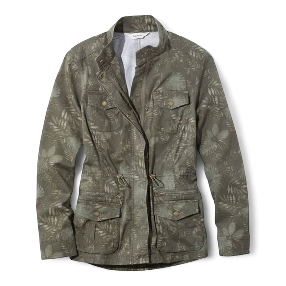 L.L. Bean Jackets & Blazers - L.L. Bean Freeport Field Utility Jacket in Print